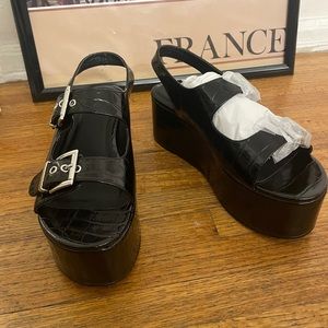 Urban outfitter platform sandals